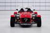 Caterham Seven red front on hero