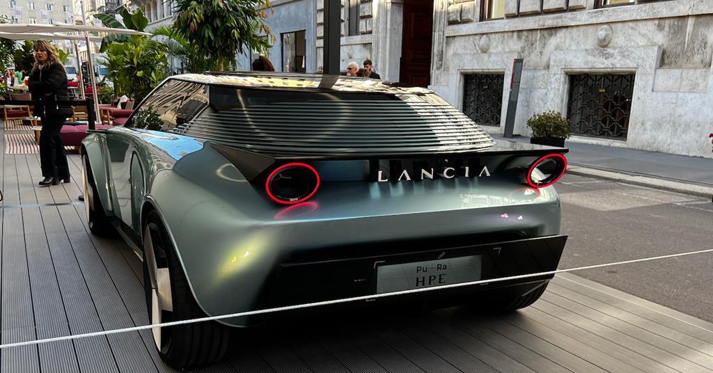 Lancia Pu+Ra HPE features at the Milan Design Week 2023, Lancia