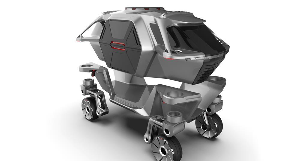 CES 2019 Hyundai Elevate concept UMV can stand up and walk