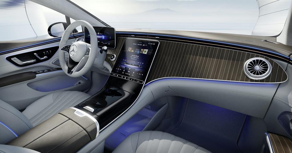 Mercedes eqs 2021 hot sale interior