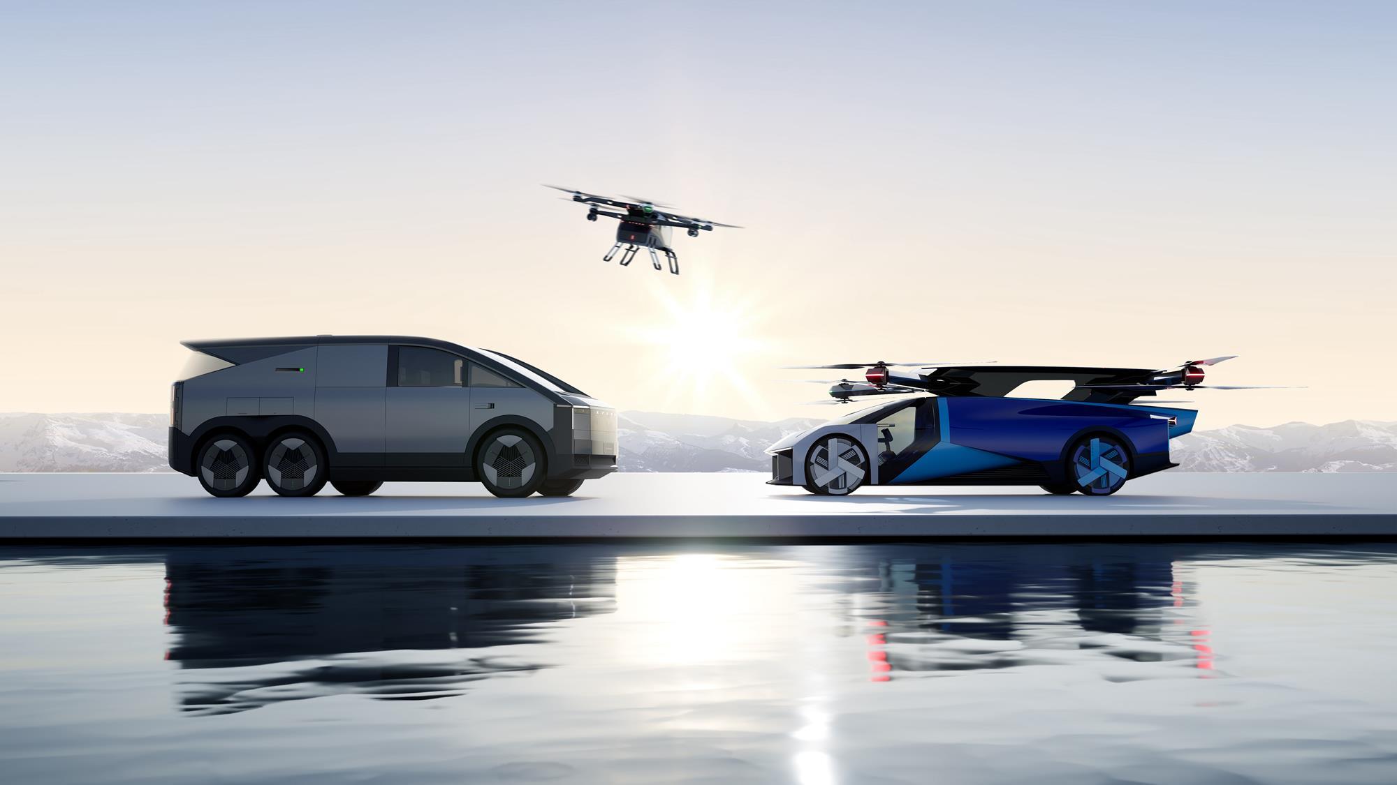 Xpeng reveals flying car prototype and futuristic eVTOL 'mothership ...