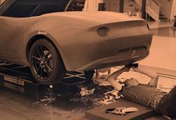 Mazda MX5 exterior clay model 