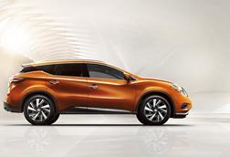 2017 Nissan Murano Orange Side View Large