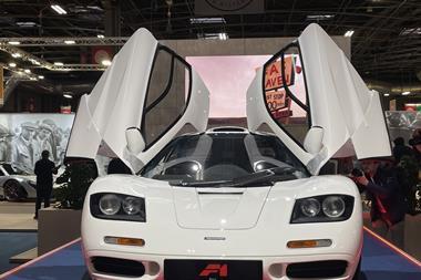 5. 1990s McLaren F1 - ext front-on (doors up) - Retromobile 2025