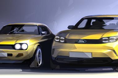 1. 2024 Ford Capri - ext front (new and old) sketches