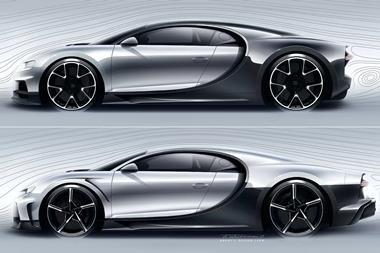 Bugatti Chiron sketch