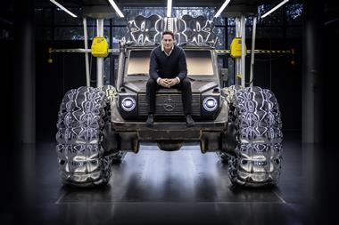 DPS 1 Gorden W - sitting with Moncler G-Wagen