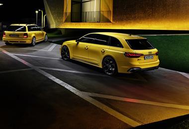 Audi RS4 hero old and new image