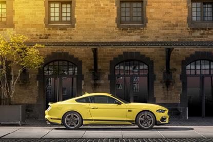 2021 Mustang Mach 1 - ext side (yellow)