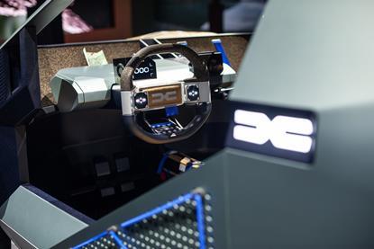 Dacia Manifesto steering wheel instrument cluster