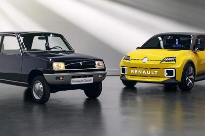 Renault 5 old and new hero