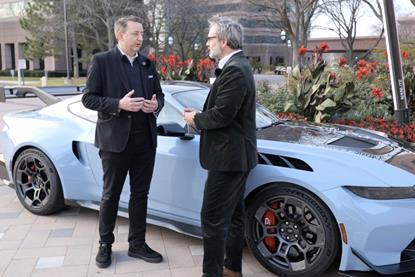 Joel Piaskowski on Ford Mustang GTD at Car Design Dialogues Detroit 2024