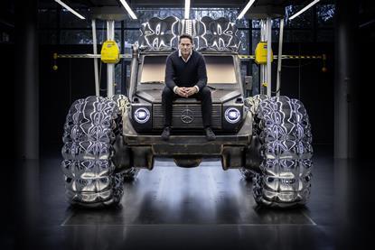 DPS 1 Gorden W - sitting with Moncler G-Wagen