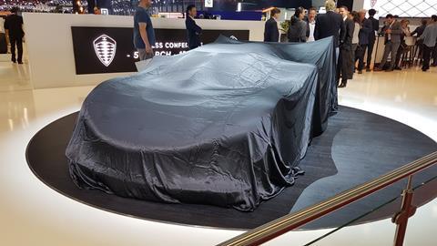 Koenigsegg Jesko under wraps (Geneva 2019)