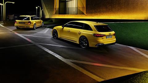 Audi RS4 hero old and new image