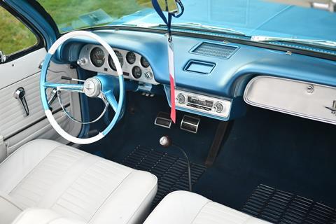 1964 Chevrolet Turbocharged Corvair Monza Spyder at EyesOn Design 2024_1227