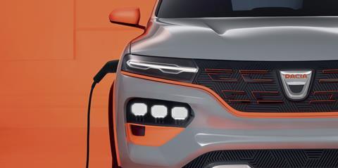 Dacia Spring concept - ext front detail