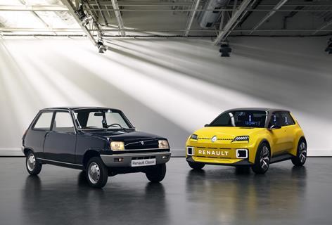 Renault 5 new vs old F3Q