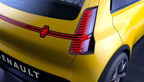 Renault 5 Prototype - ext rear light (detail)