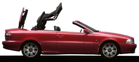 1996 Volvo C70 - ext side (roof opening)