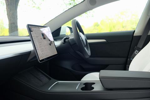 Tesla Model 3 interior 2