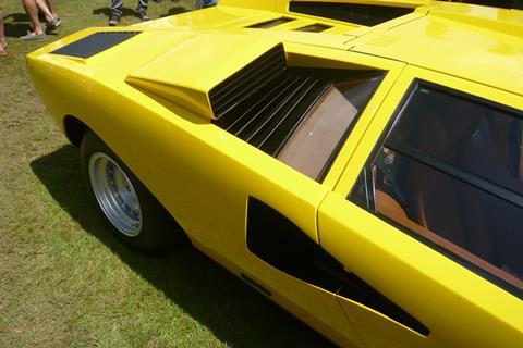 1975 Lamborghini Countach Periscopo - rear vent detail