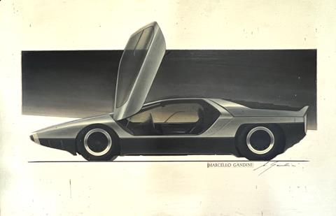 Original 1968 Alfaromeo Carabo_Marcello Gandini Archives