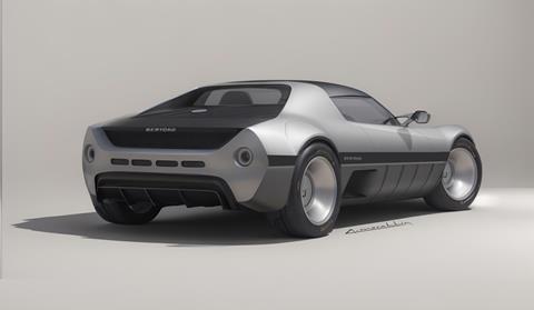 Bertone Runabout rear sketch_metal_roof