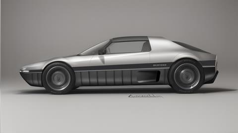 Bertone Runabout side sketch_matal_roof