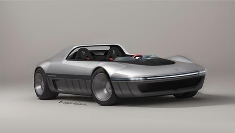 Bertone Runabout front sketch_metal_barchetta