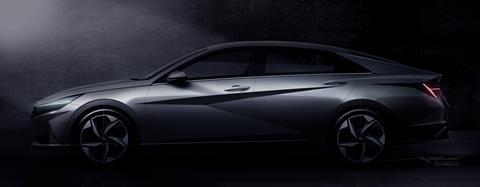 2021 Hyundai Elantra teaser_Side View