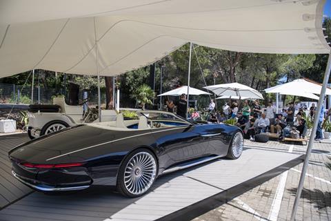 Stefan Kohl @ Merc Nice Studio with 2017 Mercedes Maybach 6 Cabriolet concept