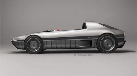 Bertone Runabout side sketch_metal_barchetta