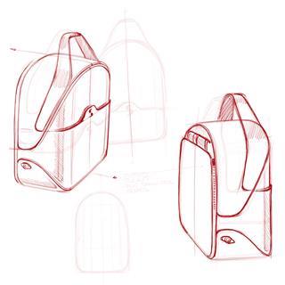 Quarterre Schedoni Modena luggage sketch 2