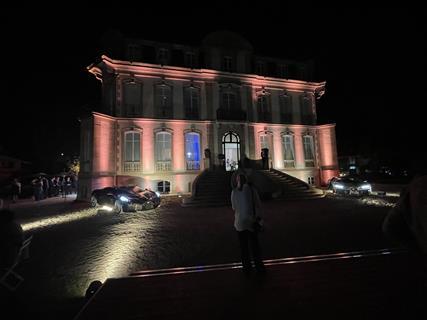 Molsheim @ night (Bugatti Tourbillon reveal)