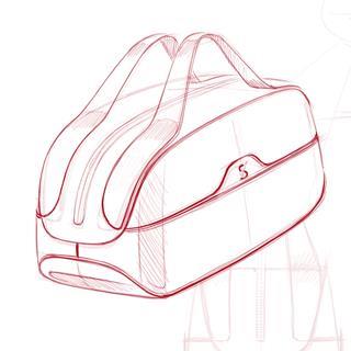 Quarterre Schedoni Modena luggage sketch 3