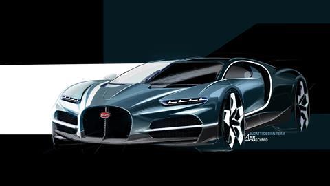 Bugatti Tourbillon - ext F3Q L sketch