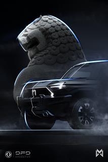 Mengshi M-Terrain SUV render carved lion