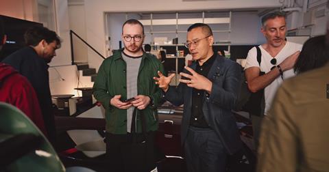 Freddie Holmes (left) with GAC's Fan Zhang