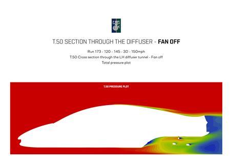 T.50 Section through the diffuser - Fan OFF