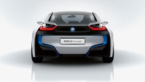 BMW i8 concept rear