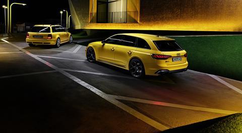 Audi RS4 hero old and new image