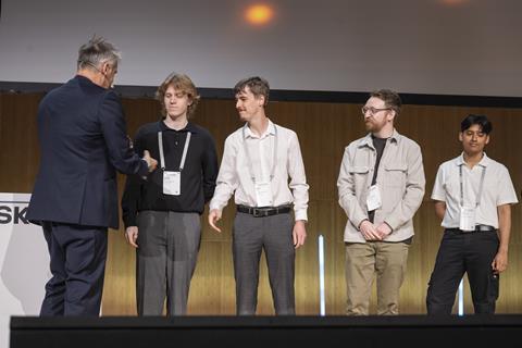 COV handshake at AIF 2025