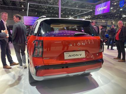 GAC Aion V at Paris_3905