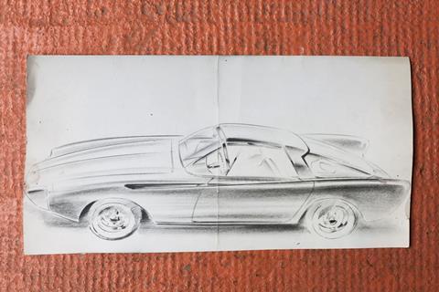 Robert-1107 - Simca sketch 1958-9