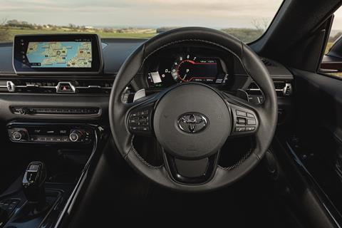 Toyota GR Supra interior 2