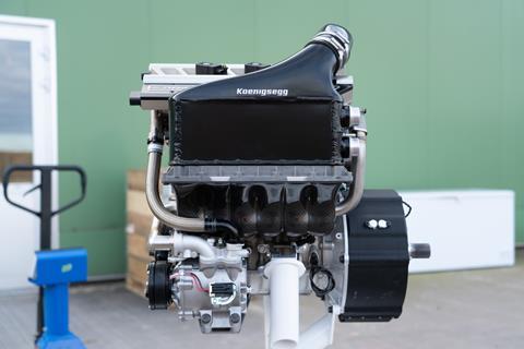 Koenigsegg FreeValve Tiny Friendly Giant engine_intake side
