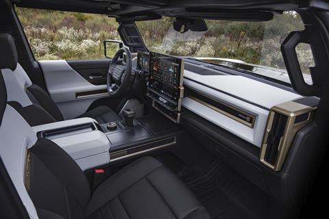 2022 GMC Hummer EV Edition 1 trim interior