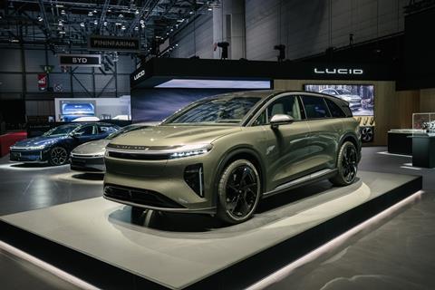 Lucid Motors at Geneva motor show 2024 (Source Lucid)