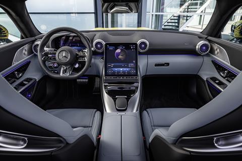 Mercedes AMG 43 GT Coupe interior